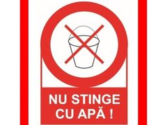 Placuta nu stinge cu apa